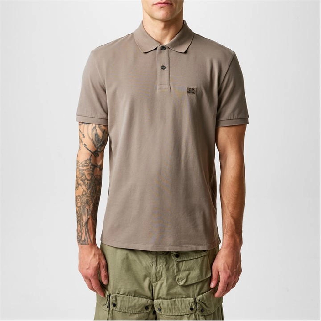 CP Company Polo - Short Sleeve - Brown